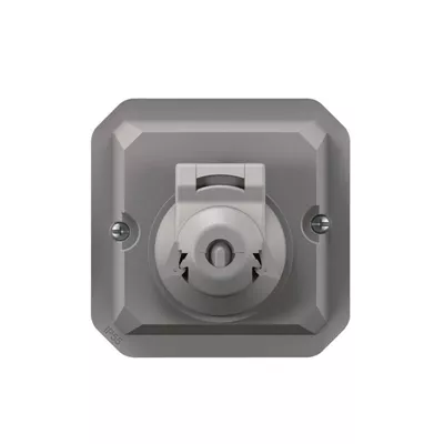ADAPTATEUR PLEXO POUR PRISE RJ45 MOSAIC - COMPOSABLE GRIS