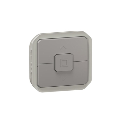 DOUBLE POUSSOIR POUR VOLETS ROULANTS PLEXO COMPOSABLE GRIS