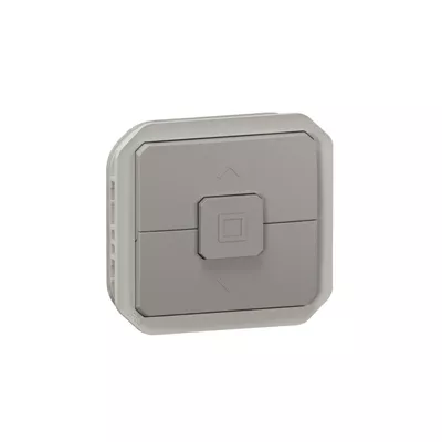 DOUBLE POUSSOIR POUR VOLETS ROULANTS PLEXO COMPOSABLE GRIS