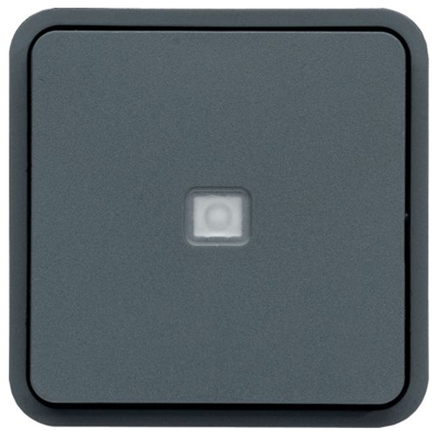 WNA021POUSSOIR 1O/1F LUMINEUX ASSOCIABLE GRIS CUBYKO