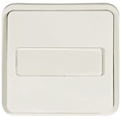 WNA025B POUSSOIR  PORTE ETIQUETTE 1F ASSOCIABLE BLANC CUBYKO