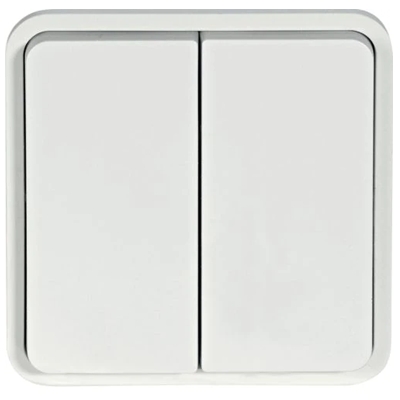 WNA040B DOUBLE VA ET VIENT ASSOCIABLE BLANC CUBYKO