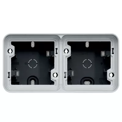 BOITE DOUBLE HORIZONTALE VIDE ASSOCIABLE CUBYKO