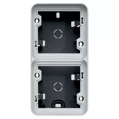 BOITE DOUBLE VERTICALE VIDE ASSOCIABLE CUBYKO