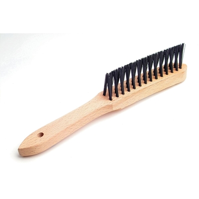 BROSSE À MANCHE D'ANGLE ACIER ROND TREMPÉ