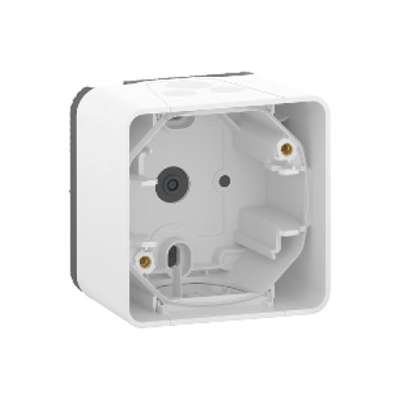 BOITE 1POSTE ETANCHE BLANC SAILLIE MUREVA STYL