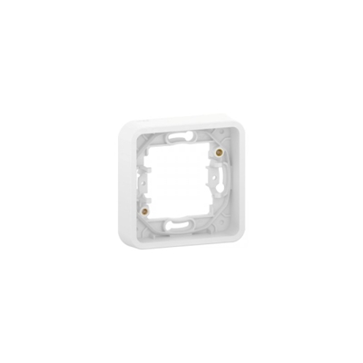 CADRE 1 POSTE BLANC ENCASTRE MUREVA STYL