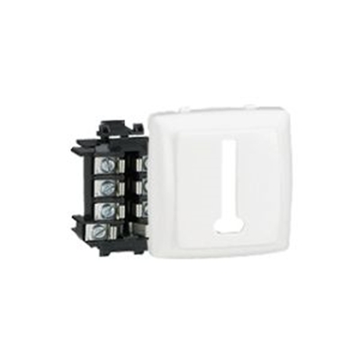 86138 PRISE TELEPHONE  COMPOSABLE BLANC OTEO