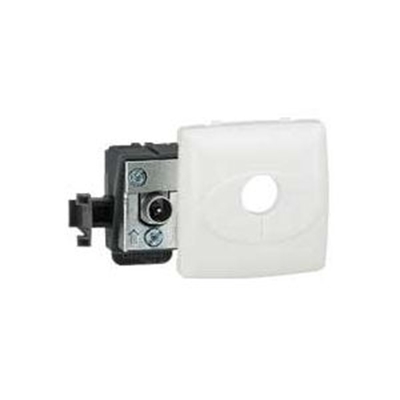 86140 PRISE TV SAILLIE COMPOSABLE BLANC OTEO