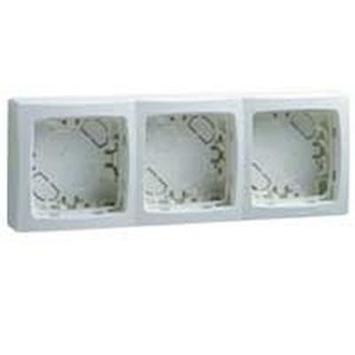 86093 CADRE SAILLIE 3 POSTES BLANC OTEO