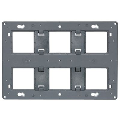 80266 SUPPORT BATIBOX 2X6/8 MODULES HORIZONTAL MOSAIC