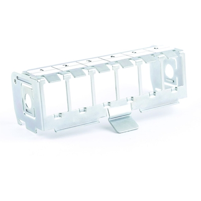 SUPPORT METAL TC350 6XEMBASES RJ - RAIL DIN