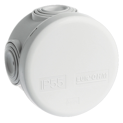 BOITE DERIVATION IP55 RONDE 960° Ø 60MM PROF:40MM  960°