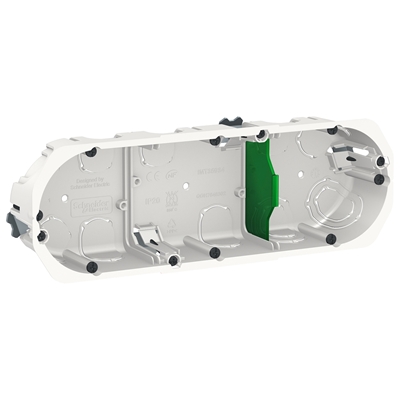 BOITE TRIPLE VERT/HORI CLOISONS SECHES PROF:39MM