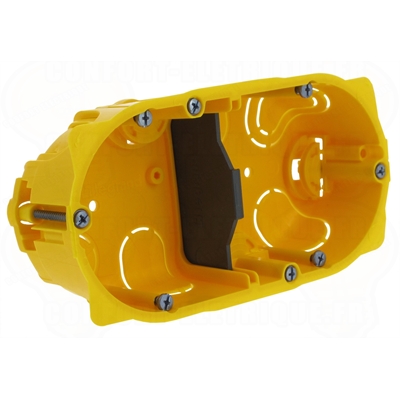 80042 BTE ENCASTREE VIS 2 POSTES PF 40 MULTIPO CLOISON SECHE