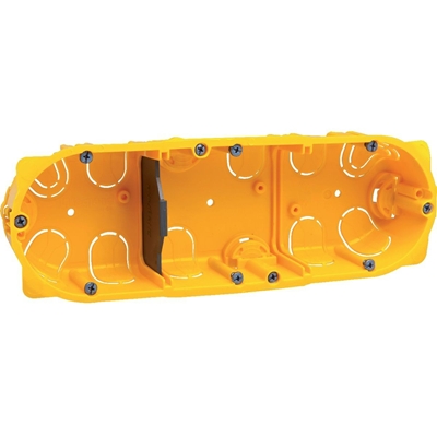 80043 BTE ENCASTREE VIS 3 POSTES PF 40 MULTIPO CLOISON SECHE