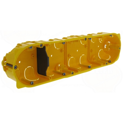 80044 BTE ENCASTREE VIS 4 POSTES PF 40 MULTIPO CLOISON SECHE