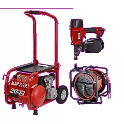 CLOUEUR + COMPRESSEUR + ENROULEUR C28/70PI