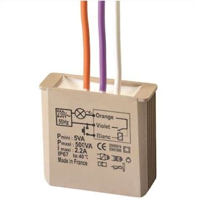 TELEVARIATEUR MICROMODULE ENCASTRE