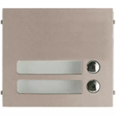 GF2P  FACADE 2 BOUTONS POUSSOIR  D'APPEL