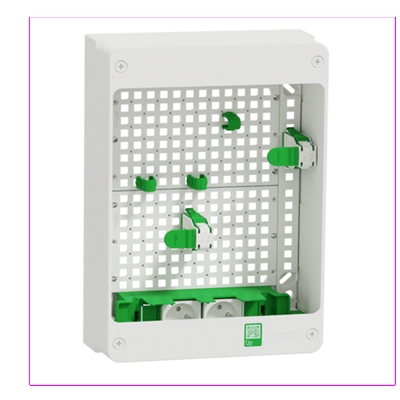 RESI9 COFFRET VDI BOX 13M2R - COFFRET SUPPORT BOX OPERATEUR AVEC 2 PRISES