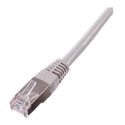 CORDON RJ45 CAT 6 100 OHMS BLINDE FTP GRIS