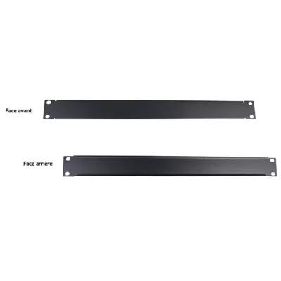 FACE AVANT OBTURATEUR 1U NOIR 19POUCES