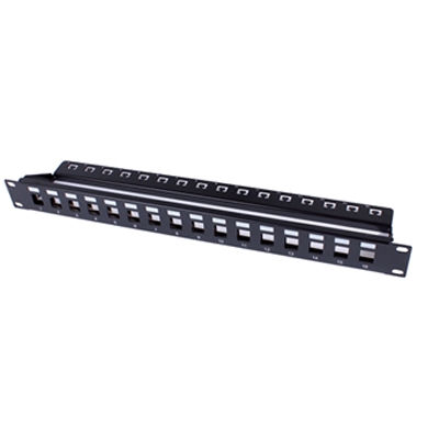 PANNEAU DE BRASSAGE NU 1U CAT 5E/6A FTP