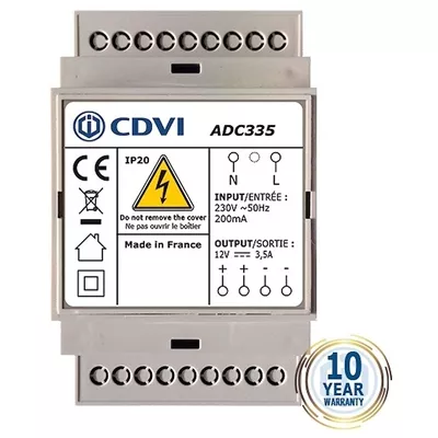 ALIMENTATION MODULAIRE 12V DC - 3,5A NON SECOURUE - 3 MODULES