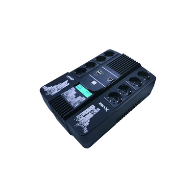 ONDULEUR ZEN X LINE - INTERACTIVE 1000 VA 8 PRISES FR/SCHUKO