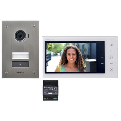 JVS1F - KIT VIDEO 2 FILS INTEGRAL ENCASTRE - MONITEUR 7