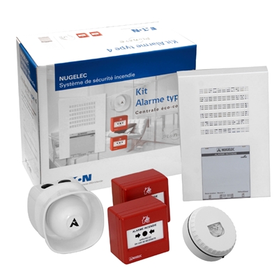 KIT VALISETTE ALARME INCENDIE TYPE 4 PLANETE EQUIPE 1 BOUCLE, 2 DM, 1 DS, 1 DL