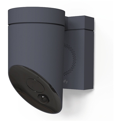 SOMFY OUTDOOR CAMERA GRISE AVEC SIRENE INTEGREE
