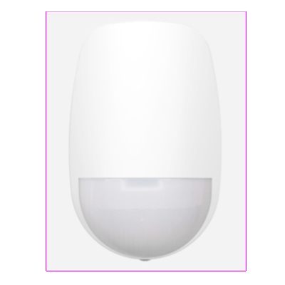 DETECTEUR INT PIR, 15M 85.9°, 1*CR123A(INCLU), 868MHZ, 30KG PET, EN