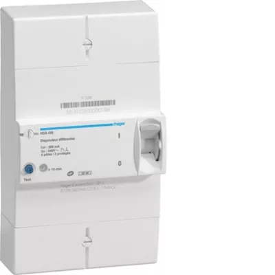 DISJONCTEUR DE BRANCHEMENT DIFFÉRENTIEL 500MA  INSTANTANÉ