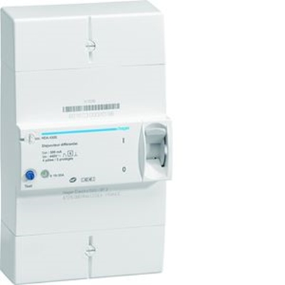 DISJ. DE BRANCHEMENT DIFFERENTIEL 4P 10/30A 500MA SELECTIF