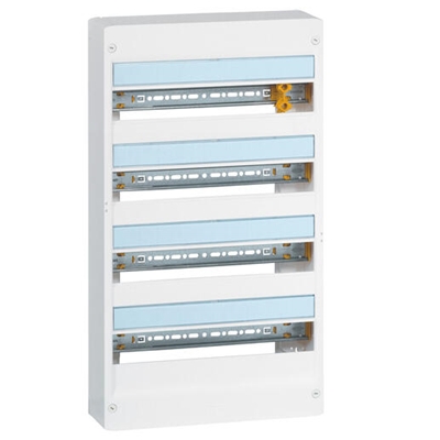 COFFRET DRIVIA 18 MODULES 4 RANGÉES IP30 IK05 - BLANC RAL900