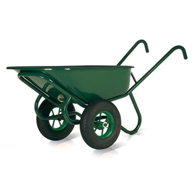 BROUETTE 2 ROUES  COFFRE PEINT 160L