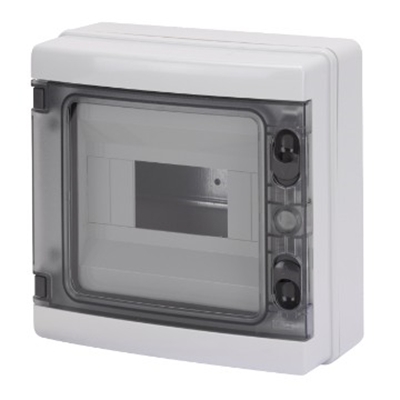 COFFRET MODULAIRE ETANCHE IP55 GRIS 8 MODULES