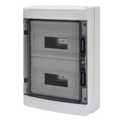 COFFRET MODULAIRE ETANCHE IP55 GRIS 24 MODULES