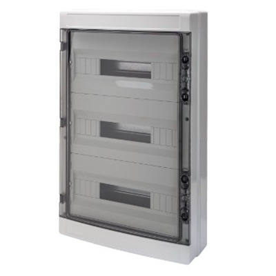 COFFRET MODULAIRE ETANCHE IP55 GRIS 54 MODULES