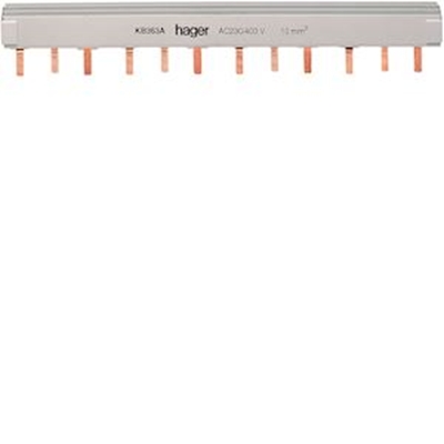 BARRE DE PONTAGE TRIPOLAIRE 12 MODULES