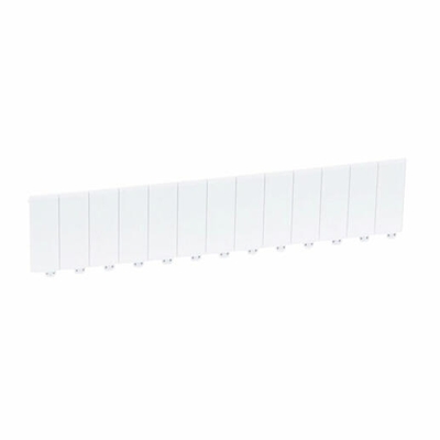 OBTURATEUR 13 MODULES - BLANC RAL9003