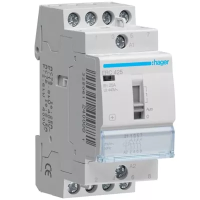 CONTACTEUR AVEC COMMANDE MANUELLE TETRAPOLAIRE