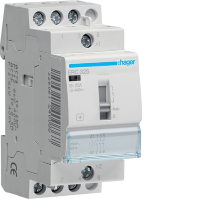 CONTACTEUR 25A 2F 230V SANS CDE MANUELLE