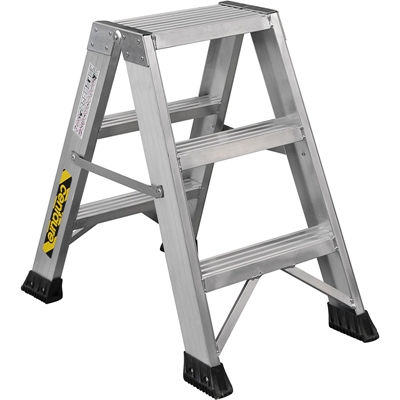 MARCHEPIED PLIANT ALU DOUBLE PP4 2X4 MARCHES