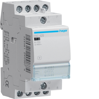 CONTACTEUR 20A 4F 230V SANS CDE MANUELLE