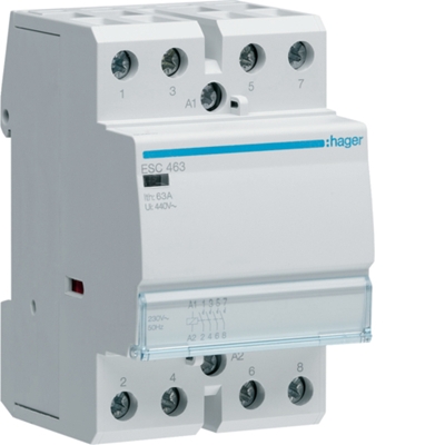 CONTACTEUR 63A 4F 230V SANS CDE MANUELLE