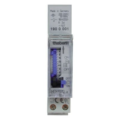 HORLOGE A SEGMENTS MEM 190 A 7JH 16A 1M