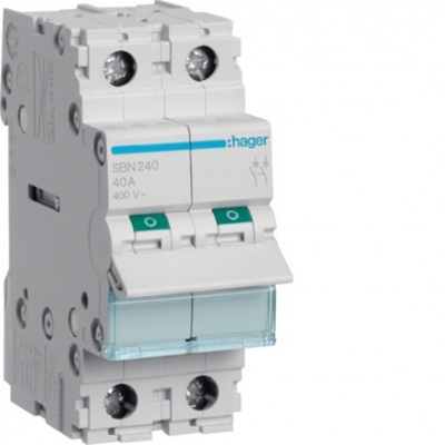 INTERRUPTEUR BIPOLAIRE 40A 400V